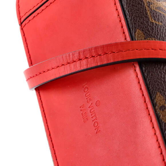 Louis Vuitton Saintonge Handbag Monogram Canvas with Leather - Picture 7 of 8